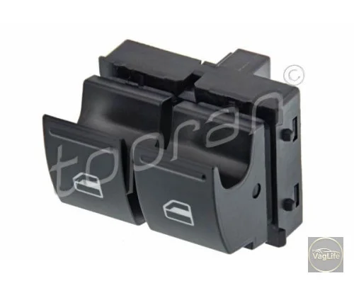 Кнопка склопід. передній лівий с ЦЗ 1K3959857CREH (HP115116) для Skoda / VW / Audi / Seat (VAG)