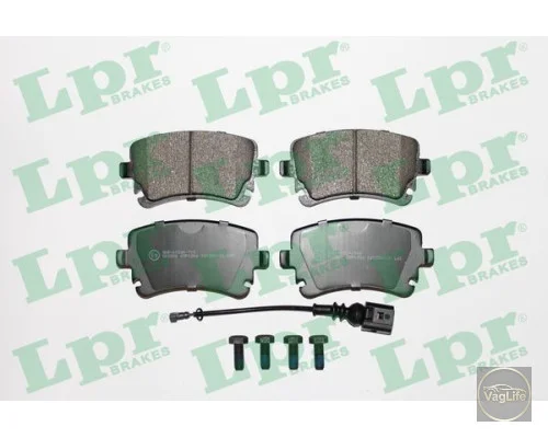 Колодки задні 7H0698451B (05P1206) для Skoda / VW / Audi / Seat (VAG)