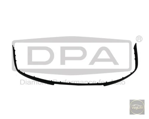 Молдинг бампера перед 1U0807717C01C (88070040002) для Skoda / VW / Audi / Seat (VAG)