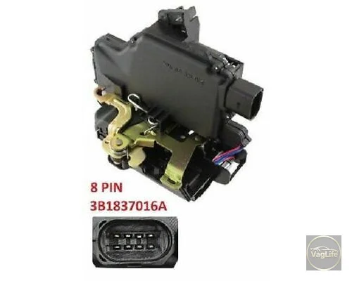 Замок двері з приводом ЦЗ передній 3B1837015A (9548ZC-1) для Skoda / VW / Audi / Seat (VAG)