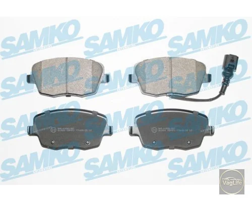 Колодки перед. Fab 2.0 с датч. Fab II Room 6Q0698151C (5SP973) для Skoda / VW / Audi / Seat (VAG)