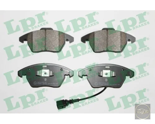 Колодки передні 5K0698151 (05P866) для Skoda / VW / Audi / Seat (VAG)