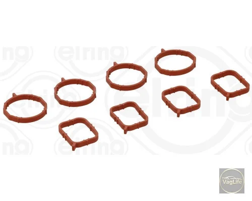 Прокладка коллектора впуск. низ верх комплект 8шт 03L129717J (EL297580) для Skoda / VW / Audi / Seat (VAG)