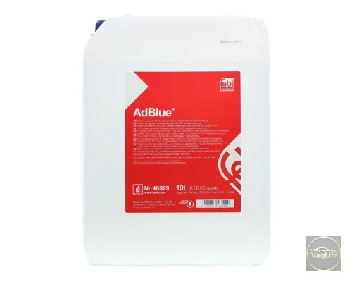 Рідина реагент AdBlue 10 літрів G052910A4 (FE46329) для Skoda / VW / Audi / Seat (VAG)
