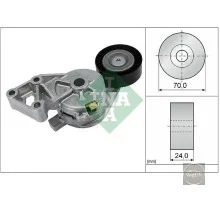 Ролик паса генератора натяжний Octavia 1.9 TDI/ WV T5 1.9TDI з кондиціонером. INA