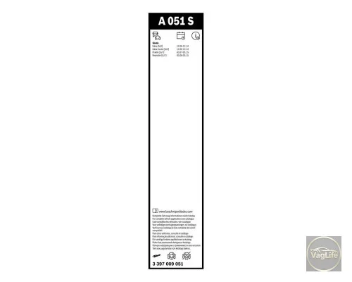 Склоочисники передній 5J1998001 (3397009051) для Skoda / VW / Audi / Seat (VAG)