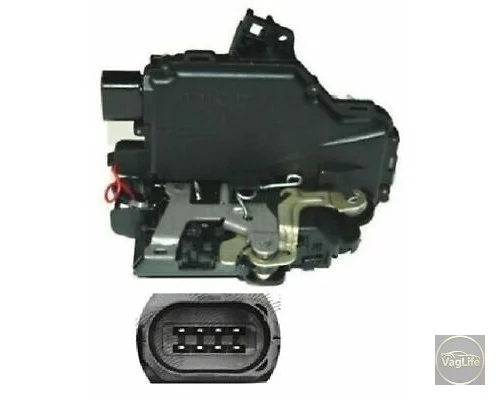 Замок двері з приводом ЦЗ передній 3B1837016AD (9548ZC-2) для Skoda / VW / Audi / Seat (VAG)
