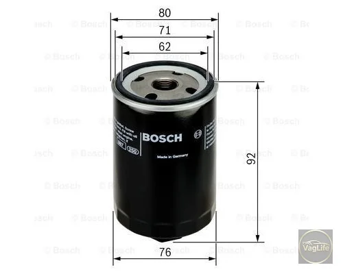 Фільтр оливи Fab Room 1.4 16V Fel Oct 1.6 AEE 030115561AN (451103318) для Skoda / VW / Audi / Seat (VAG)