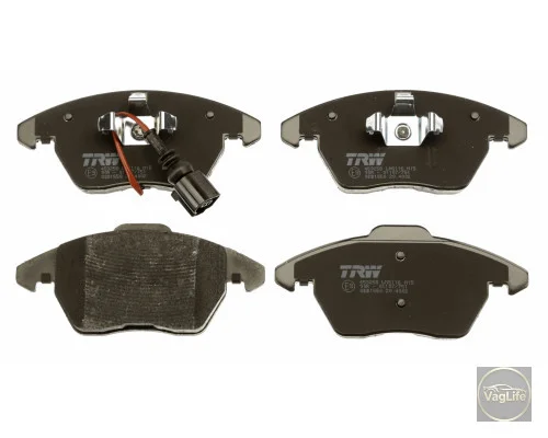 Колодки передні 5K0698151 (GDB1550) для Skoda / VW / Audi / Seat (VAG)