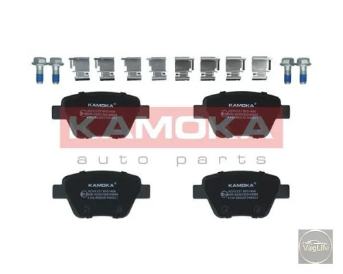 Колодки задні 5K0698451 (JQ101237) для Skoda / VW / Audi / Seat (VAG)