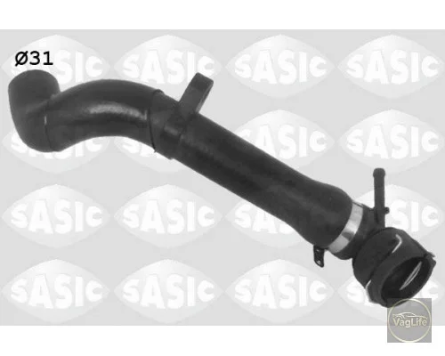 Патрубок водяний радіатора верхній 6Q0122101AQ (3406240) для Skoda / VW / Audi / Seat (VAG)