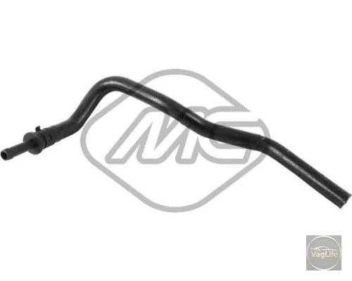 Патрубок водяний від расшірітельного бачка верхний 3 1K0121447EC для Skoda / VW / Audi / Seat (VAG)