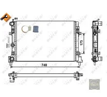 Радіатор Fabia II/Roomster/Rapid з кондиціонером. 26x328x650 NRF