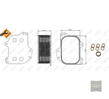 Радіатор оливний Octavia A7/A8/Yeti/VW 2.0TDI NRF