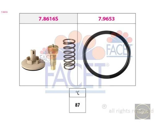 Термостат САМ Fab 1.2 03C121110A (2453152) для Skoda / VW / Audi / Seat (VAG)