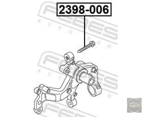 Болт M14 x 1 5 x 95 N91047502 для Skoda / VW / Audi / Seat (VAG)