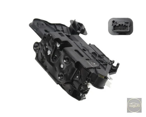 Замок двері з приводом ЦЗ передній 5K1837015J (9518ZC-7F) для Skoda / VW / Audi / Seat (VAG)