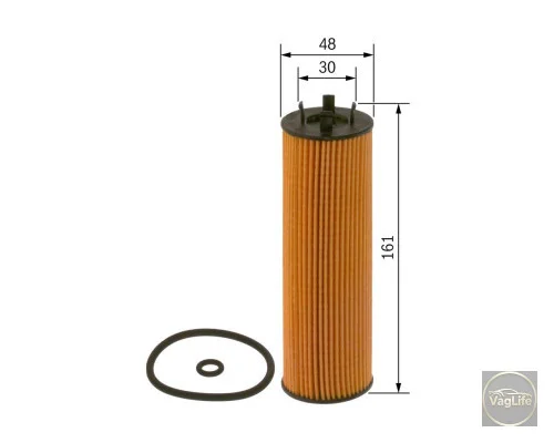 Фільтр оливи 05L115562A (F026407327) для Skoda / VW / Audi / Seat (VAG)