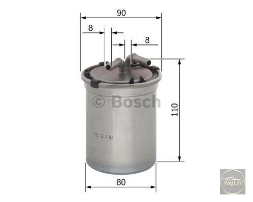 Фільтр паливний Fab II 1.2-1.4TDI Room 1.6TDI 6Q0127401F (450906500) для Skoda / VW / Audi / Seat (VAG)