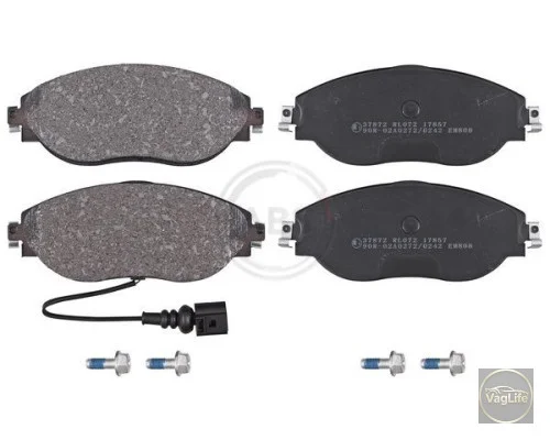 Колодки передні 8V0698151C (ABS37872) для Skoda / VW / Audi / Seat (VAG)