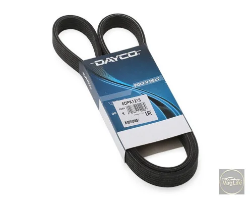 Пас генератора 038903137S (6DPK1215) для Skoda / VW / Audi / Seat (VAG)