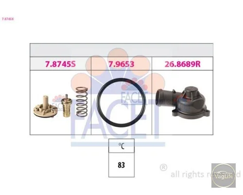 Термостат САМ Fab II Room 03C121110Q (2500268) для Skoda / VW / Audi / Seat (VAG)