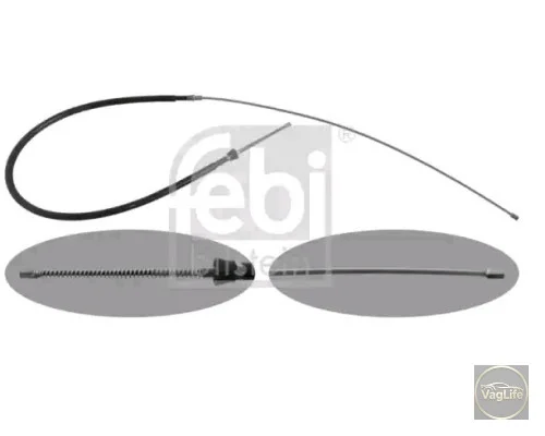 Трос ручного гальма 6Q7609721D (48331) для Skoda / VW / Audi / Seat (VAG)