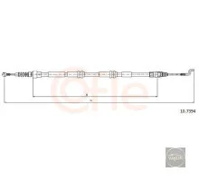 Трос ручного гальма VW T5 диск Cofle