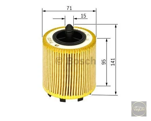 Фільтр оливи 071115562C (1457429192) для Skoda / VW / Audi / Seat (VAG)
