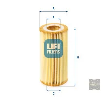Фільтр оливи Oct A5 2.0 FSI 110/147 kw UFI