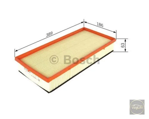 Фільтр повітря двигуна 7P0129620A (F026400182) для Skoda / VW / Audi / Seat (VAG)