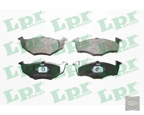 Колодки передні 6N0698151C (05P638) для Skoda / VW / Audi / Seat (VAG)
