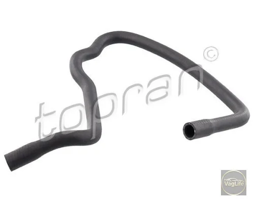 Патрубок водяний від расш. бачка нижній 1J0121109B (HP115617) для Skoda / VW / Audi / Seat (VAG)