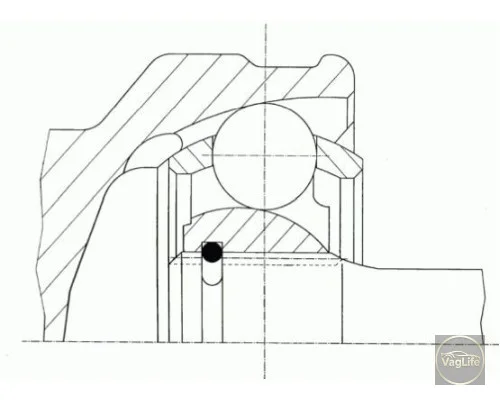 Шрус зовнішній 1K0498099G (305448) для Skoda / VW / Audi / Seat (VAG)