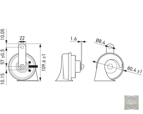 Сигнал 3B0951223 для Skoda / VW / Audi / Seat (VAG)