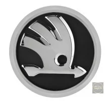 Емблема передній Rapid/A5/A5 New оригінал МАТОВА