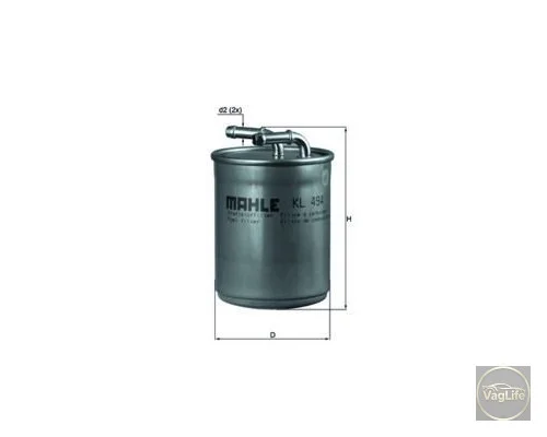 Фільтр паливний Fab II 1.2-1.4TDI Room 1.6TDI 6Q0127401F (KL494) для Skoda / VW / Audi / Seat (VAG)