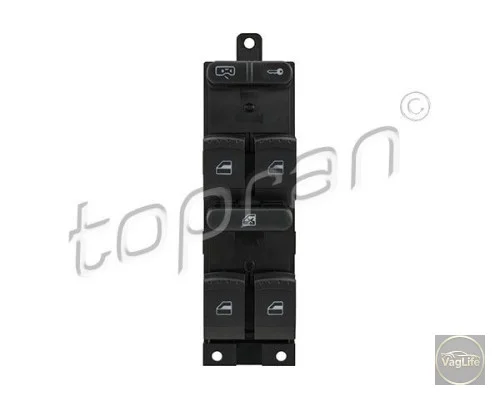 Кнопка склопід. передній лівий с ЦЗ 1J4959857C (HP114289) для Skoda / VW / Audi / Seat (VAG)