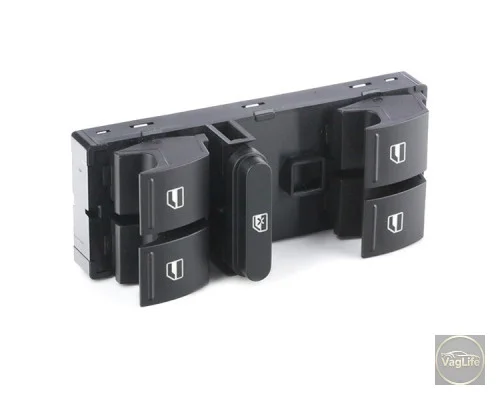 Кнопка склопід. передній лівий с ЦЗ 1Z0959858B3X1 (HP116040) для Skoda / VW / Audi / Seat (VAG)