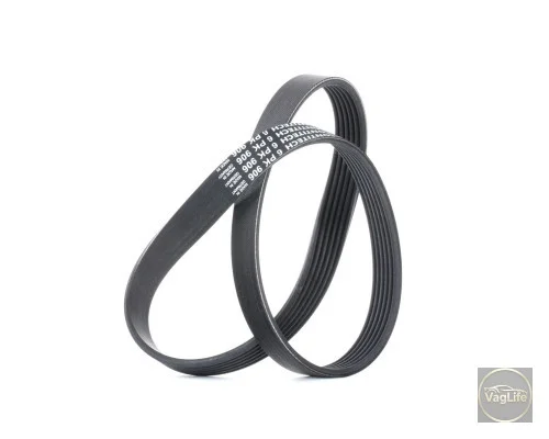 Пас генератора 038903137G (6PK906) для Skoda / VW / Audi / Seat (VAG)