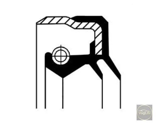 Сальник півосі 02F301189A (01029794) для Skoda / VW / Audi / Seat (VAG)