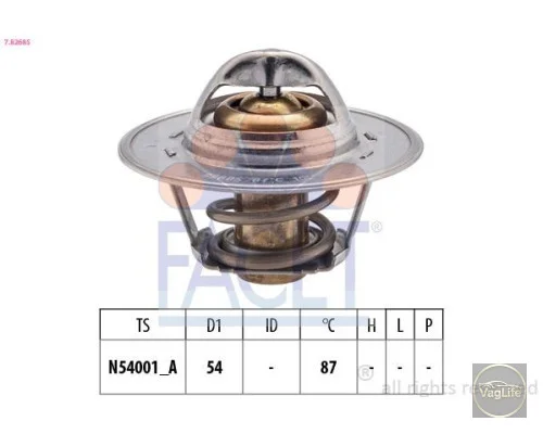 Термостат САМ 050121113C (7.8268) для Skoda / VW / Audi / Seat (VAG)