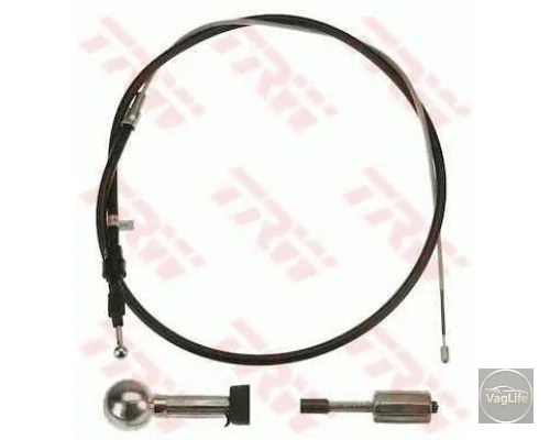 Трос ручного гальма 1J0609721AQ (GCH2659) для Skoda / VW / Audi / Seat (VAG)