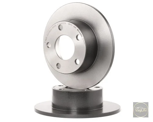 Диск гальмівний задній 4A0615601A (08.5743.11) для Skoda / VW / Audi / Seat (VAG)
