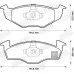 Колодки передні 6N0698151C (571923J) для Skoda / VW / Audi / Seat (VAG)