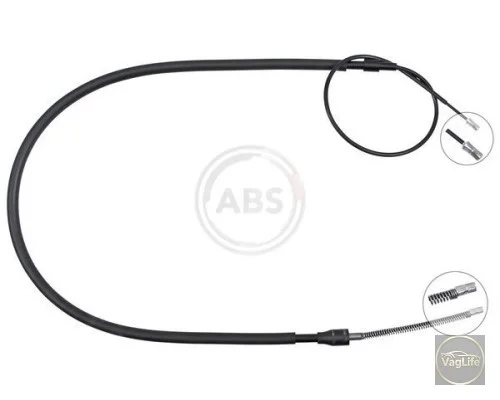 Трос ручного гальма 6C0609721A для Skoda / VW / Audi / Seat (VAG)