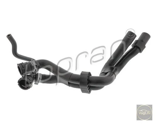 Патрубок водяний пічка-термостат 1J0121156BH (HP119062) для Skoda / VW / Audi / Seat (VAG)