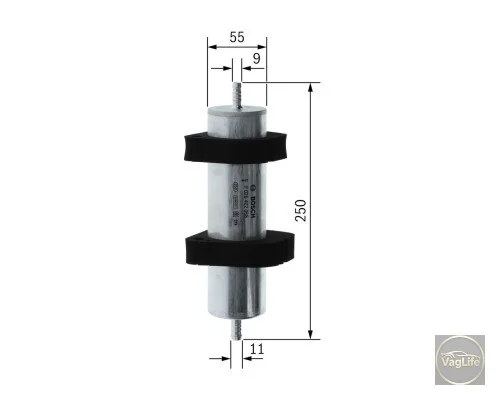 Фільтр паливний 8T0127401A (F026402068) для Skoda / VW / Audi / Seat (VAG)