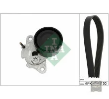 Ролик паса генератора натяжний Karoq/Kodiaq/A8/SuperB III/VW 1.8-2.0 + пас комплект INA