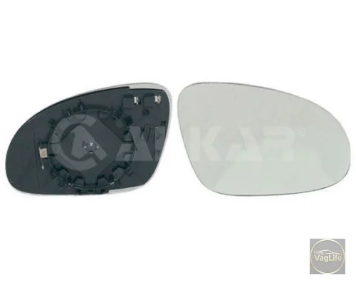 Скло дзеркала 5M0857522F (6432128) для Skoda / VW / Audi / Seat (VAG)